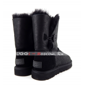 UGG Bailey Button Short Bomber NEW - Black