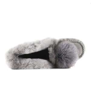 Ugg Moccasins Alena POM POM - Grey Violet