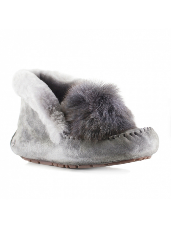 Ugg Moccasins Alena POM POM - Grey Violet