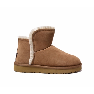 Ugg Mini FLUFF HIGH-LOW - Chestnut