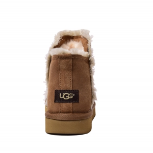 Ugg Mini FLUFF HIGH-LOW - Chestnut